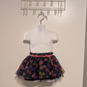 Cherokee Black and Pink Tutu Skirt with Flared Silhouette 4T